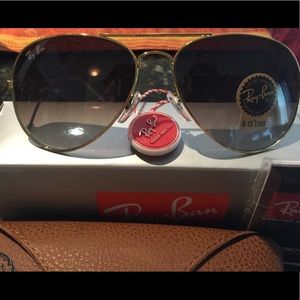 🔥New Genuine RayBan Gradient BROWN Sunglasses